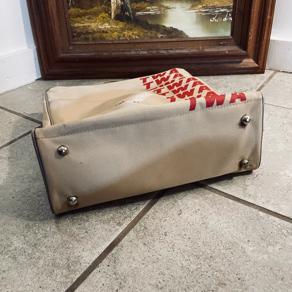 vintage | twa airlines | twa getaway vacations collection bag - Picture 4 of 13
